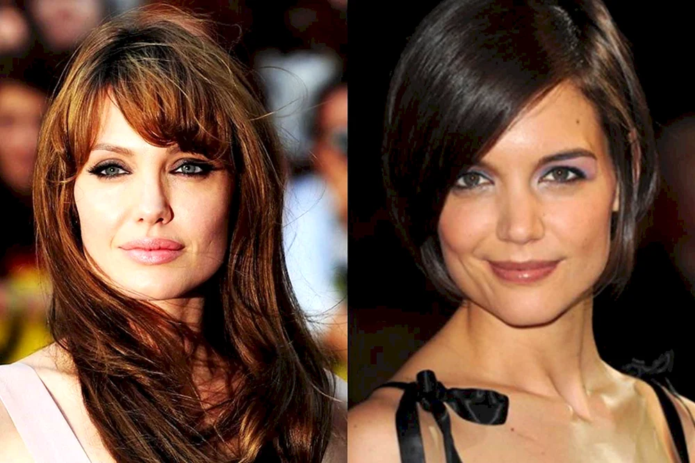 Frisuren mit Fransen für quadratisches Gesicht