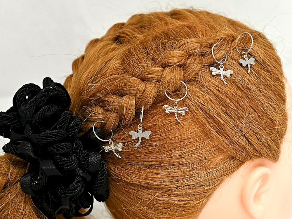 Zopfzopffrisuren mit Ringen