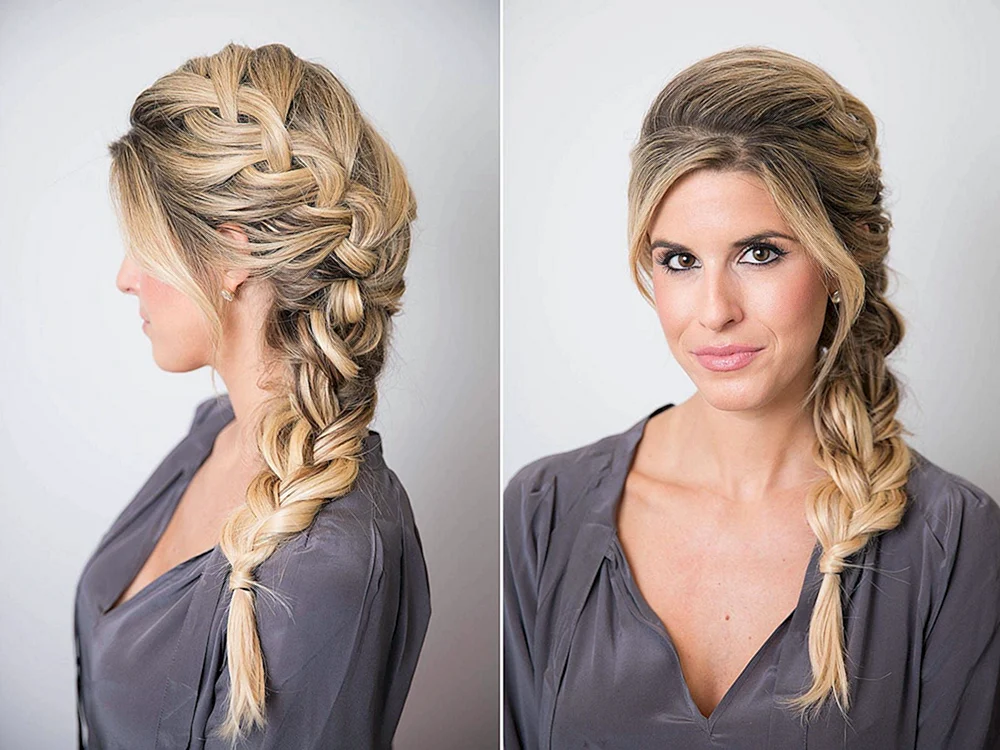 Frisuren mit Zöpfen
