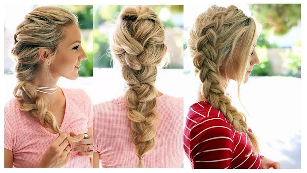 Frisuren mit Zöpfen