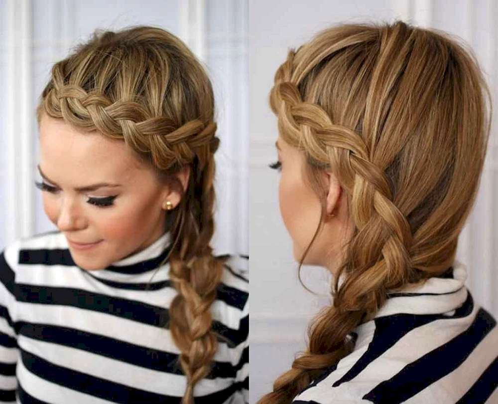Frisuren mit Zöpfen