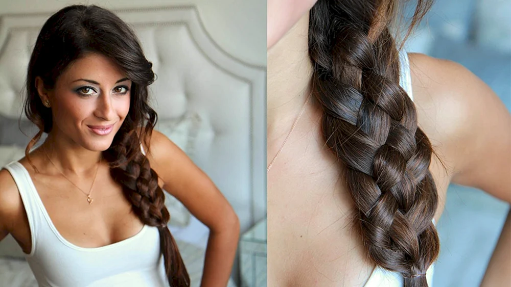 Flechtfrisuren mit Zöpfen