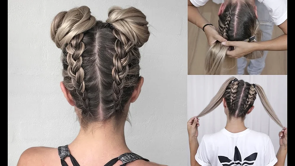 Frisuren mit Zöpfen