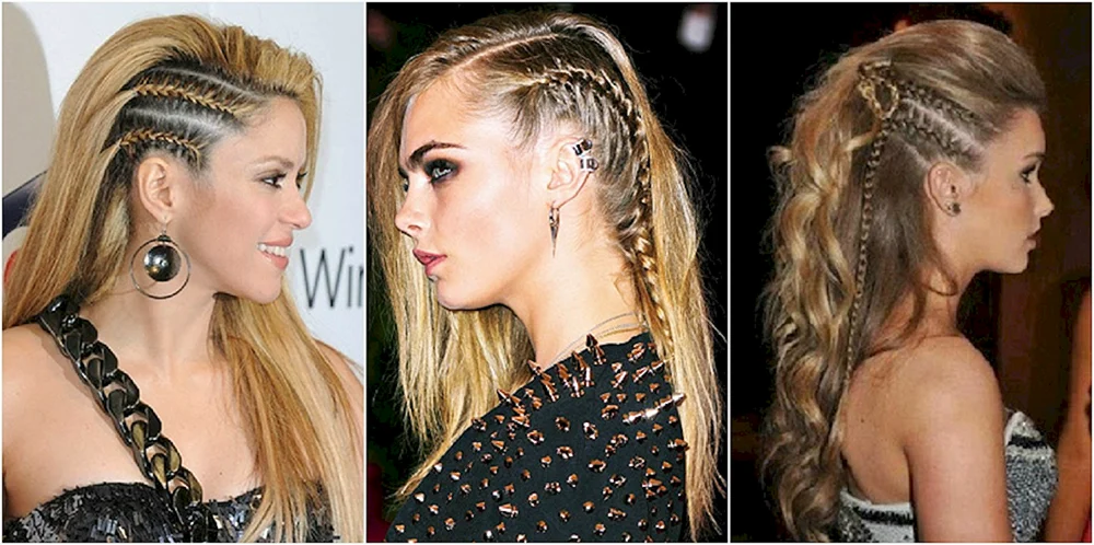 Flechtfrisuren mit Zöpfen