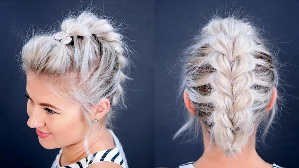 Zopfzöpfe für kurze Haare