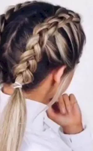 Frisuren mit Zöpfen