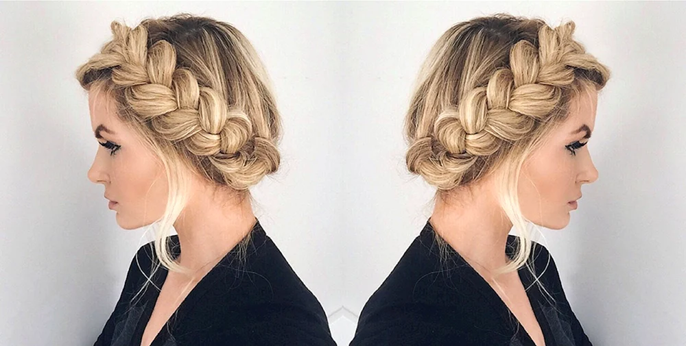 Flechtfrisuren für kurzes Haar