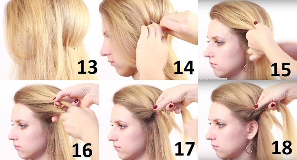 Krebsfrisuren für mittleres Haar