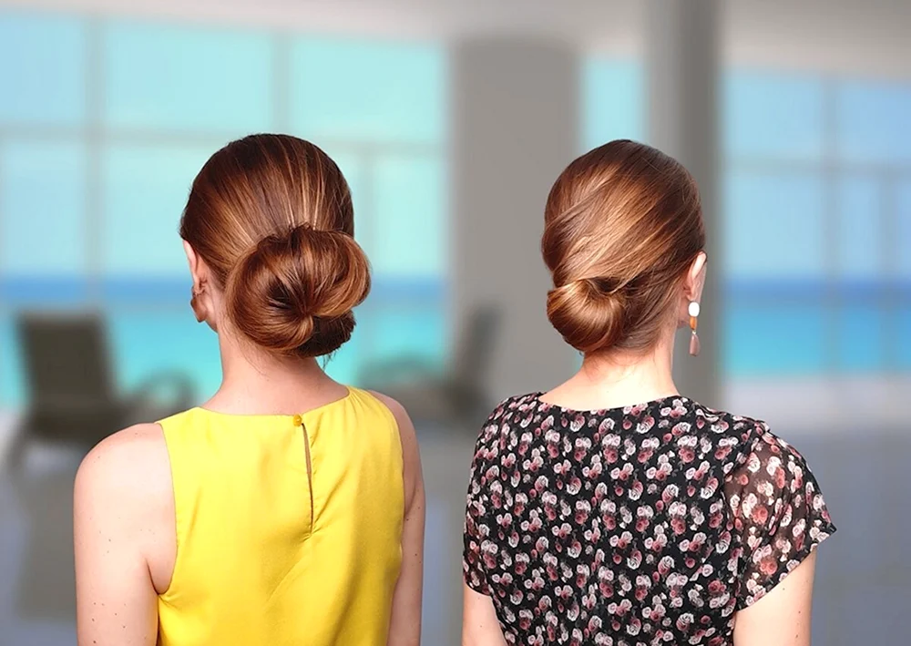 Bundlefrisuren mit Krabbe