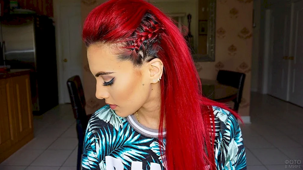 Rote Haarfrisuren