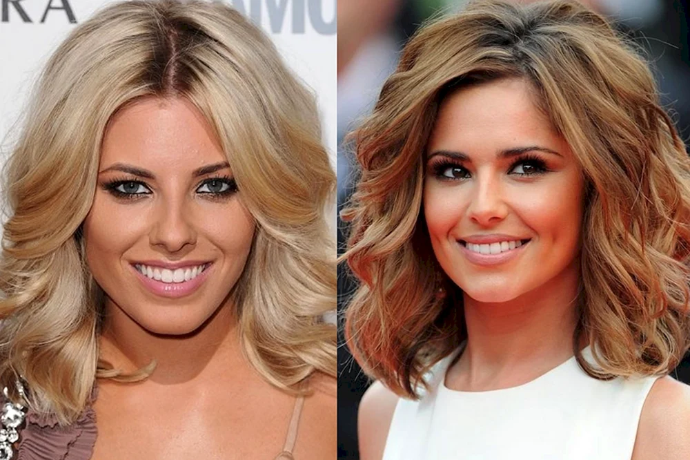 Lockenfrisuren für mittleres Haar
