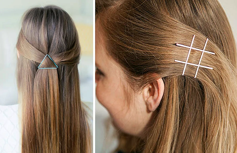 Frisuren mit Haarnadeln