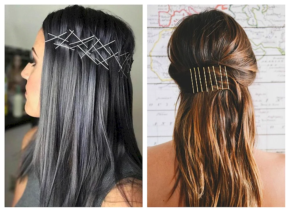 Glatte Frisuren für lange Haare