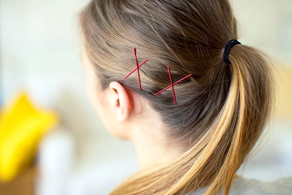 Frisuren mit Haarnadeln
