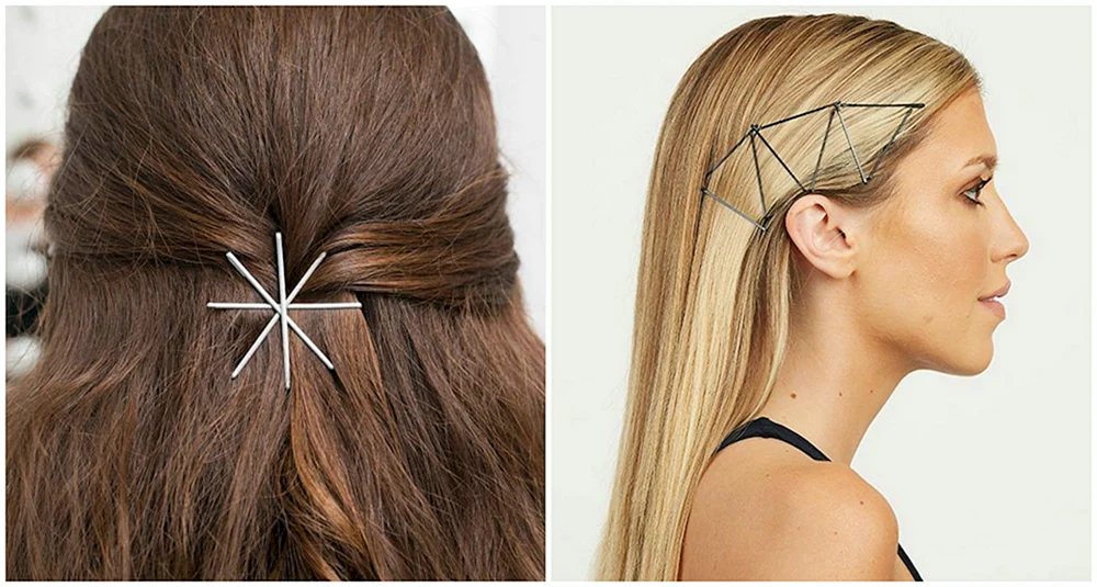 Frisuren mit Haarspangen