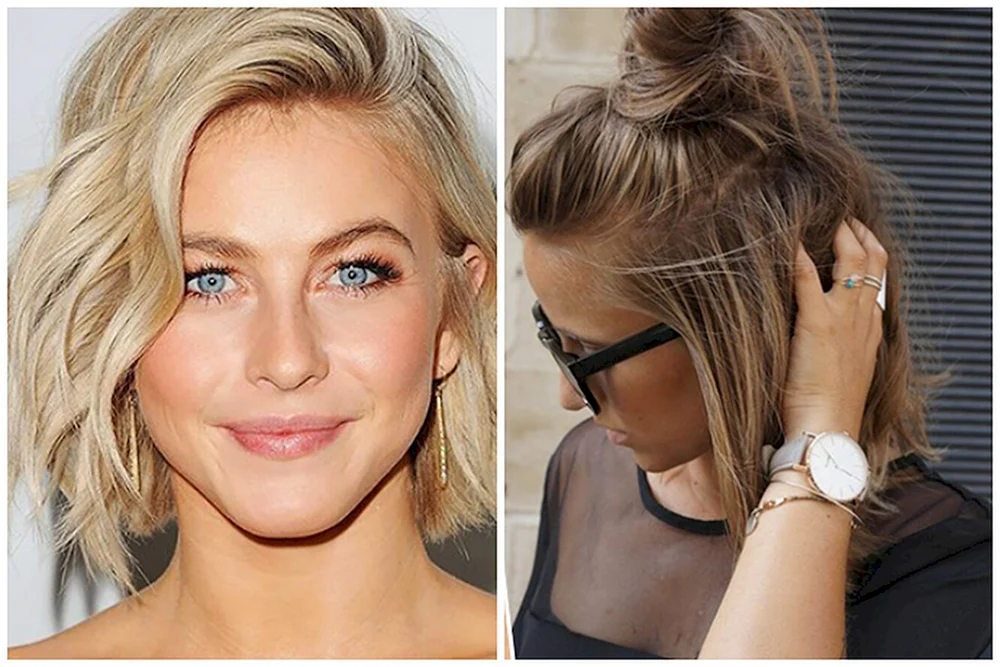Haare mit ausgewachsenem Pony