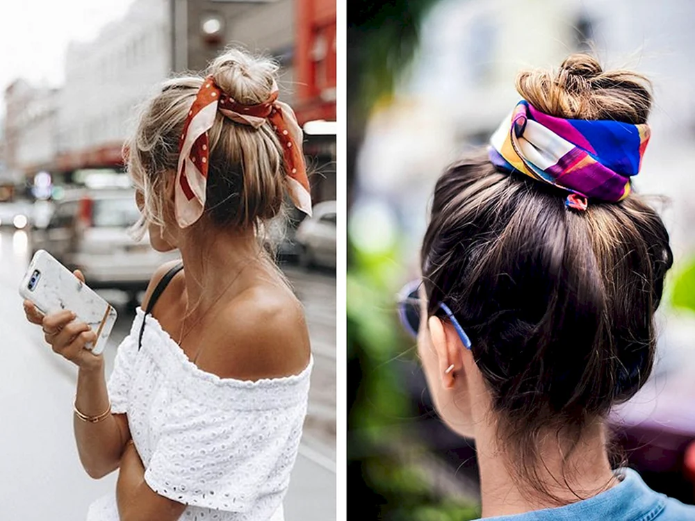 Frisuren mit Kopftuch