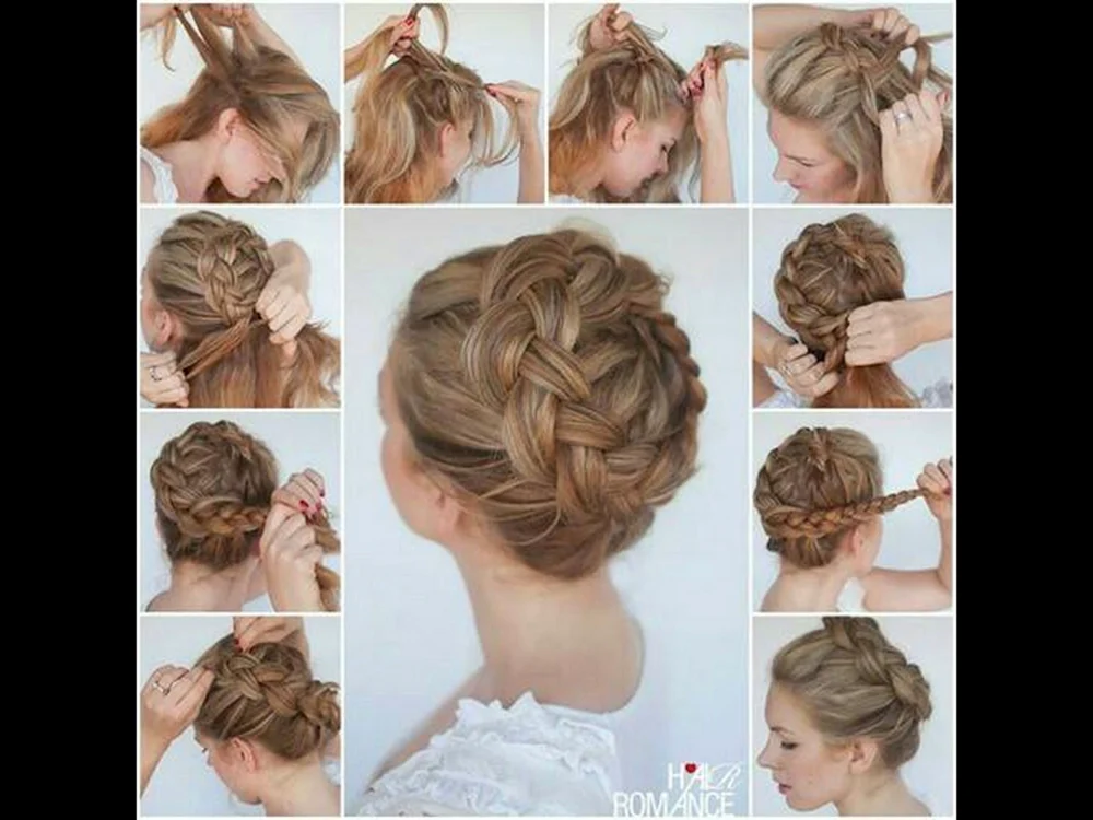 Flechtfrisuren für mittleres Haar
