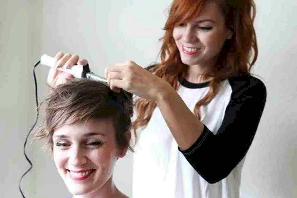 Haar bürsten für kurzes Haar