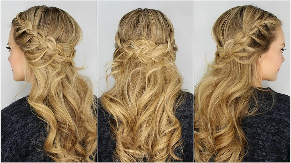 Frisur mit losem Haar Haare