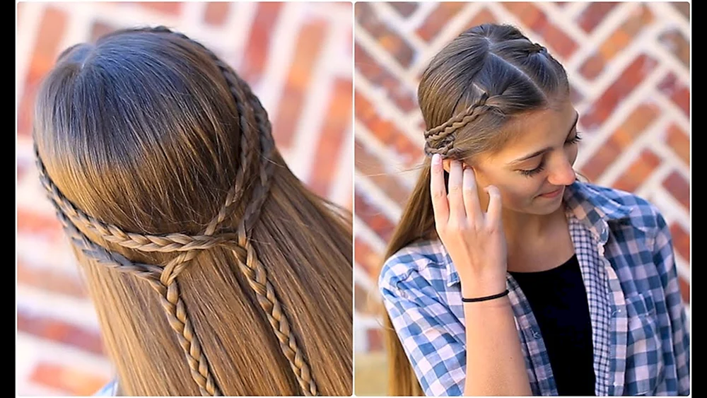 Flechtfrisuren für Mädchen Schritt für Schritt