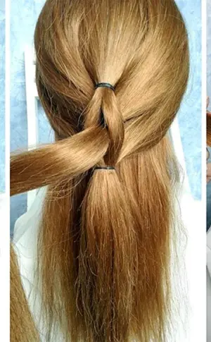 Frisuren mit Gummibändern
