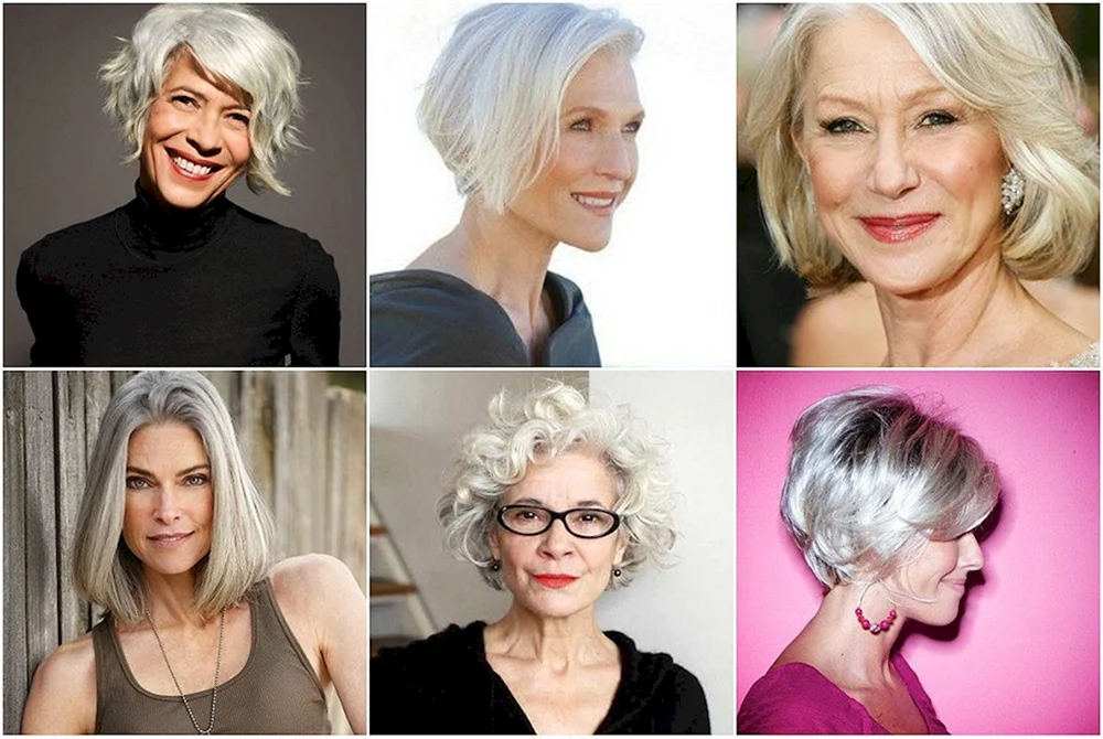 Graue Frisuren