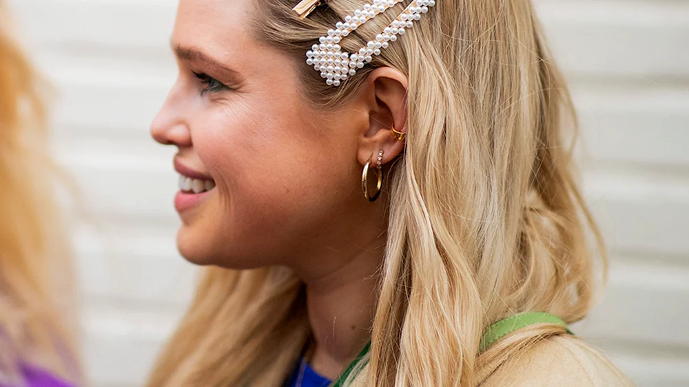 Eine Haarnadel für das Haar