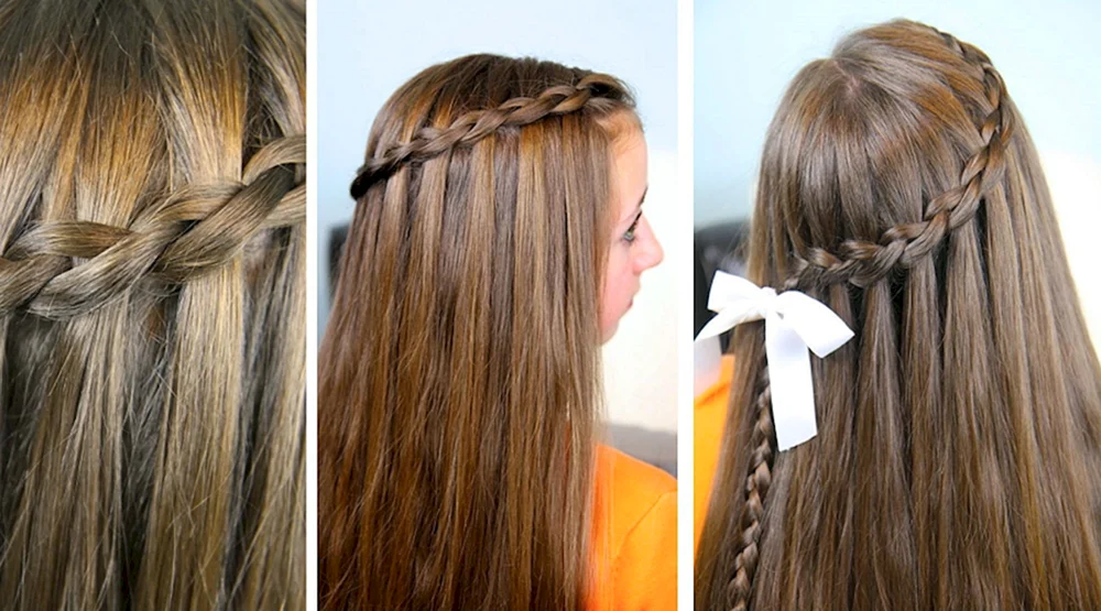 Schulfrisuren mit losen Haaren