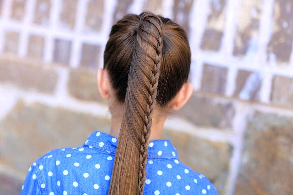 Flechtfrisuren für Mädchen mit langen Haaren