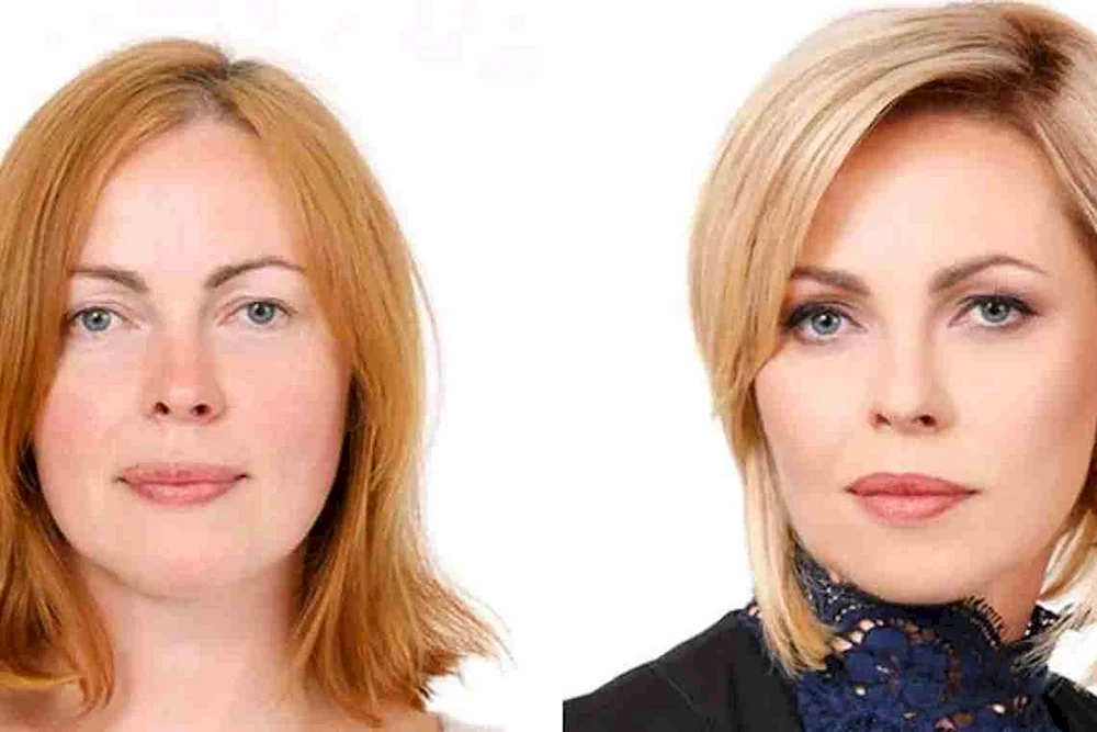 Frauenfrisuren vorher und nachher
