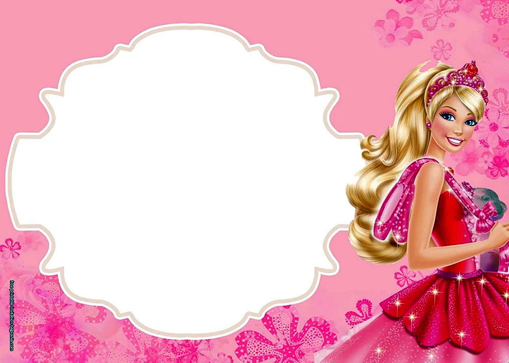 Barbie Einladung zum Geburtstag Barbie