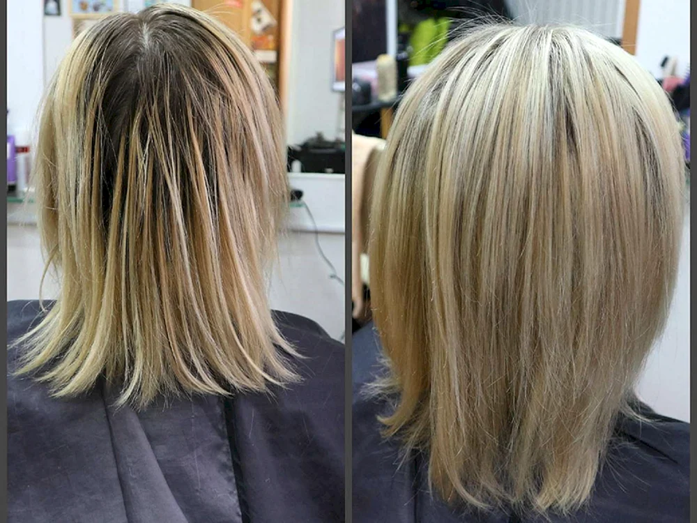 Bräunliches Balayage