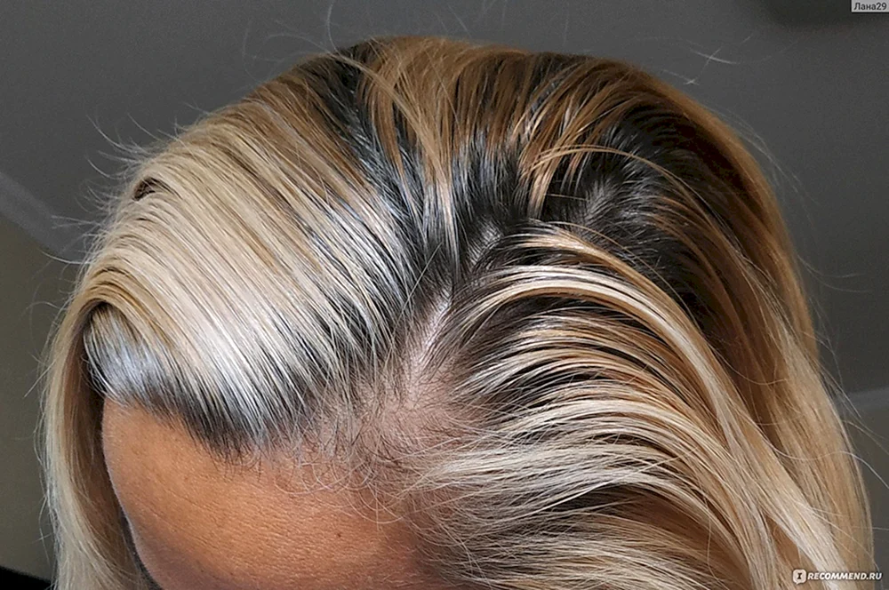 Schönheitsfärbung. Balayage
