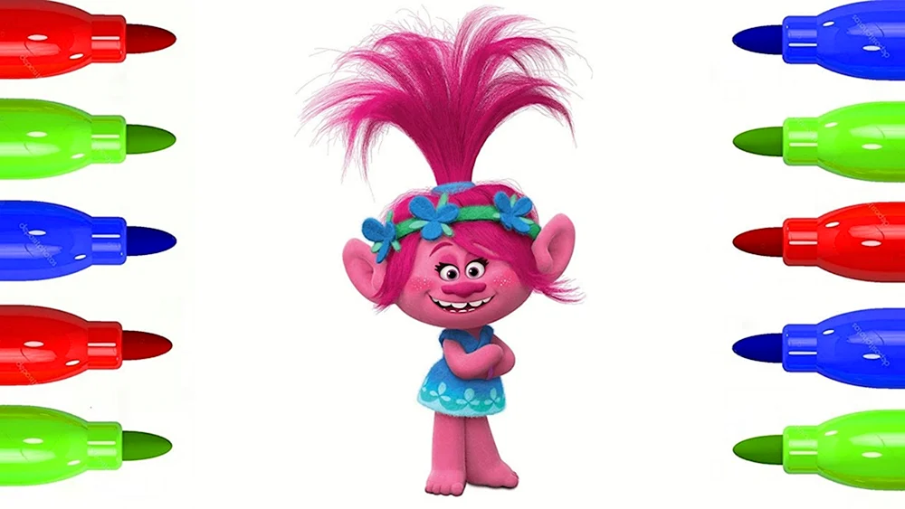 Prinzessin Rosochka Cartoon Trolls