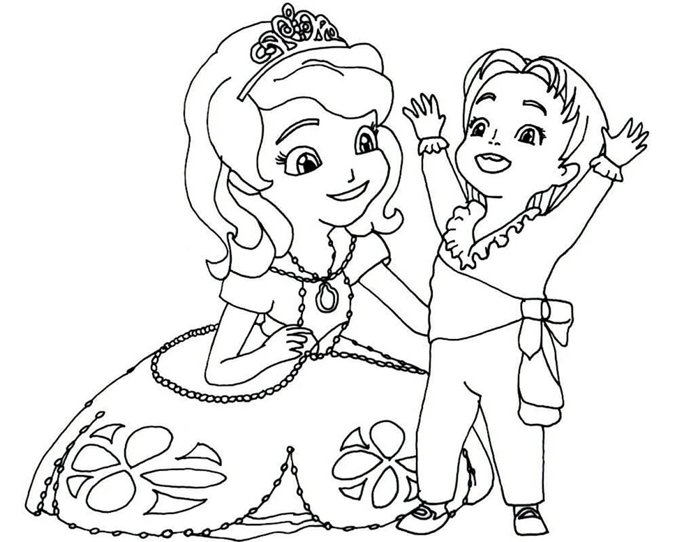 Prinzessin Sofia Ausmalen