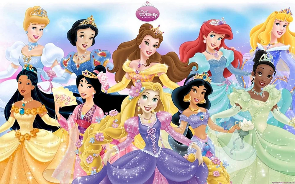 Disney-Prinzessinnen Cartoons