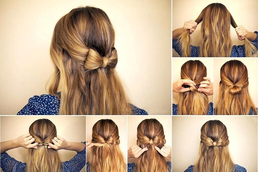 Einfache Frisuren für langes Haar