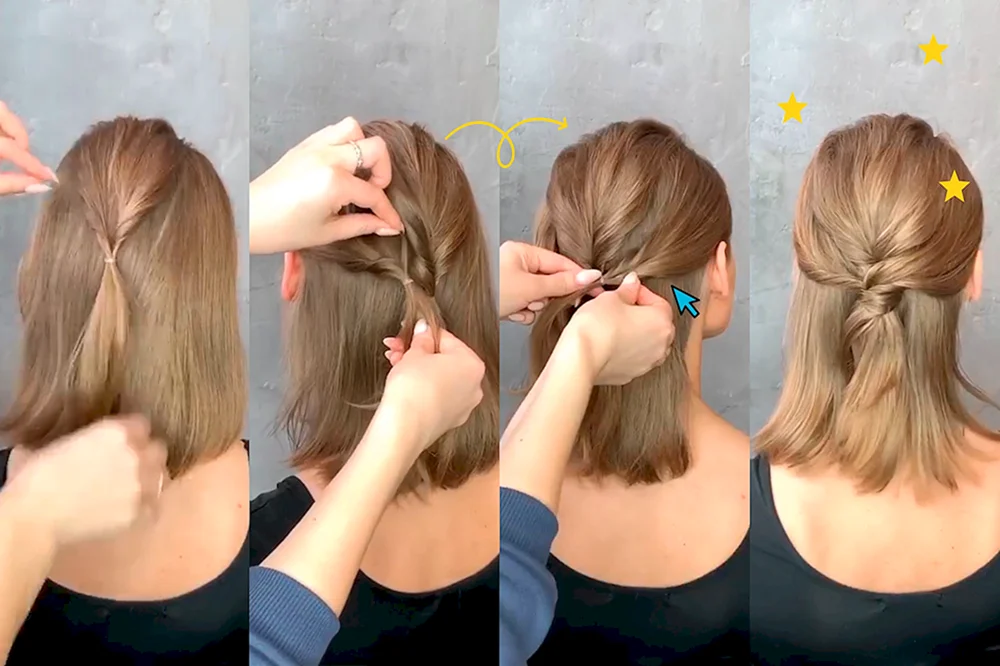 Unkomplizierte Frisuren für mittellanges Haar
