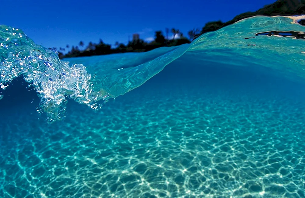 Transparentes Meer