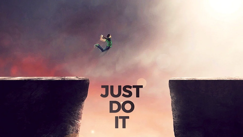 Motivationale Tapete