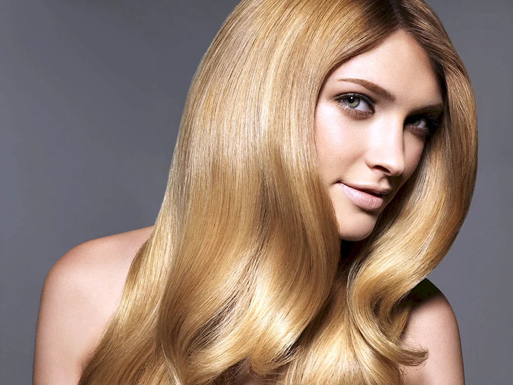 Honigblondes Haar