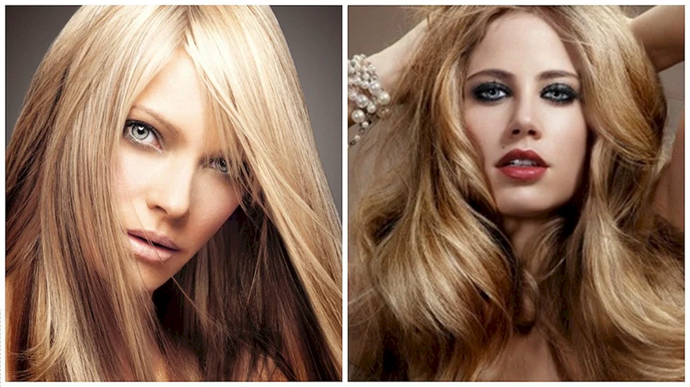 Weizenblond Haarfarbe