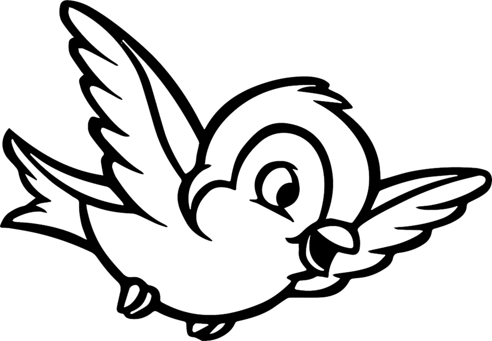 Vögel ausmalen