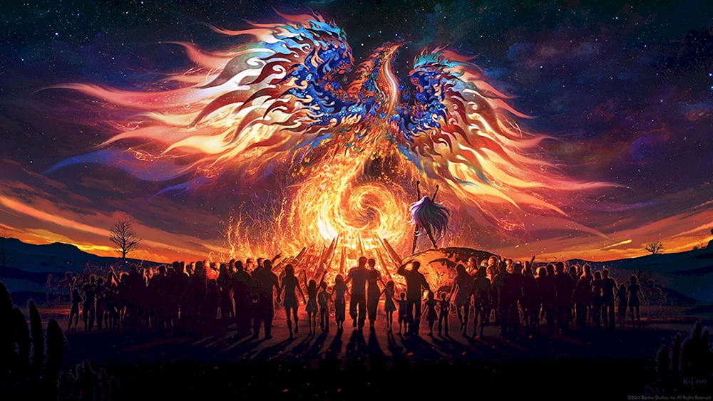 Phoenix-Vogel Reinkarnation