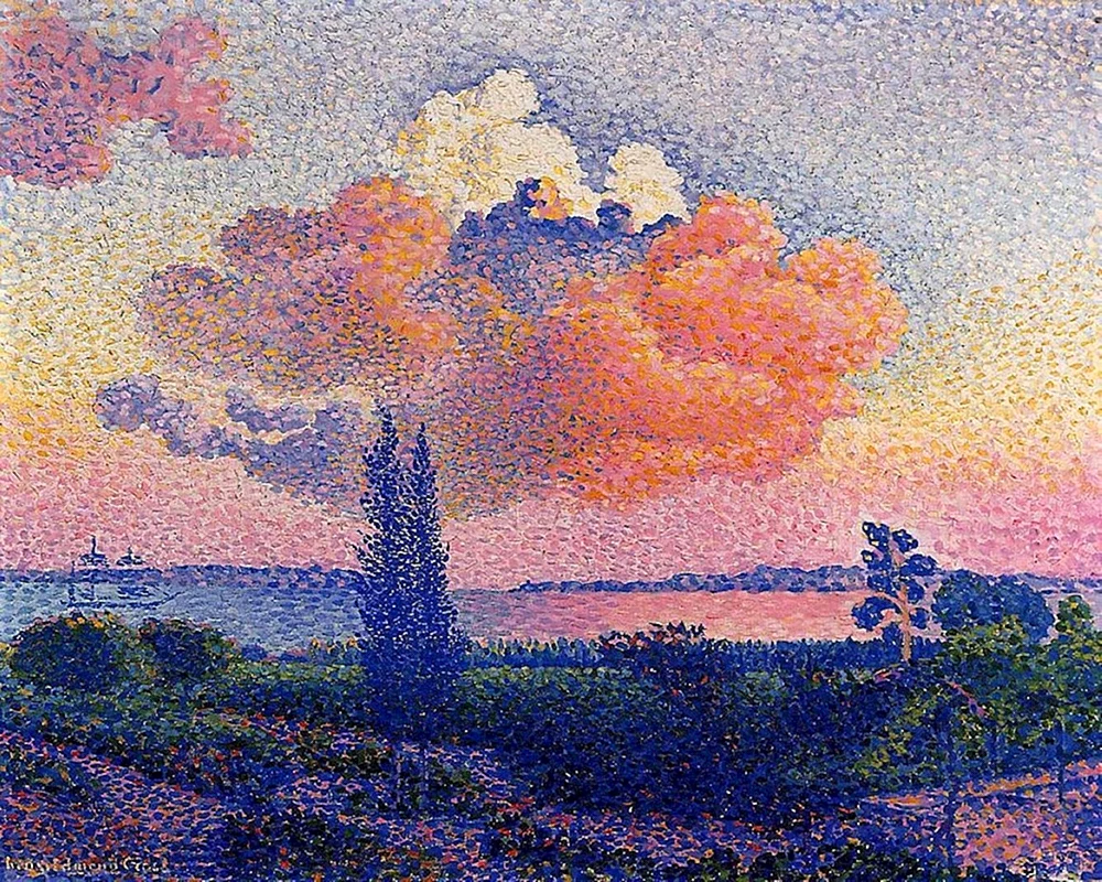 Poentilismus in der Aquarellmalerei