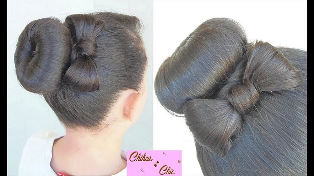 Duttfrisur für Haare