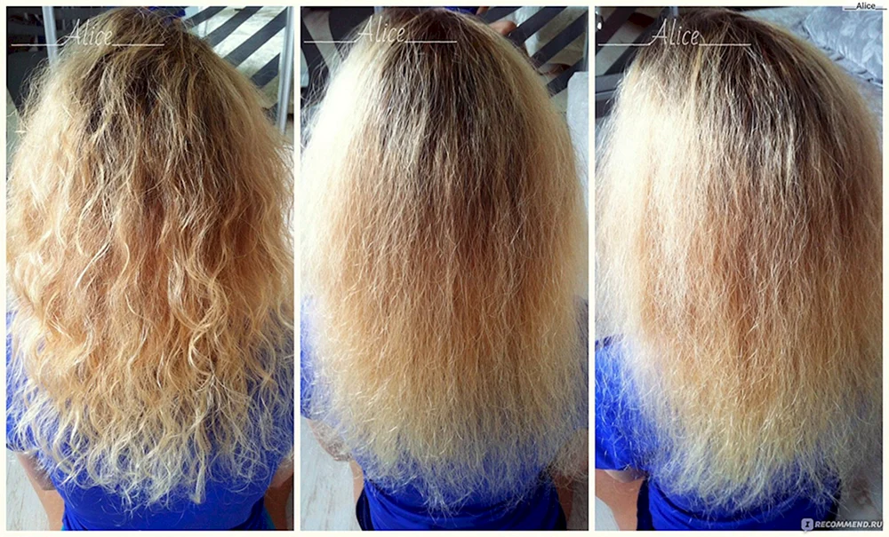 Locken mit glatten Enden