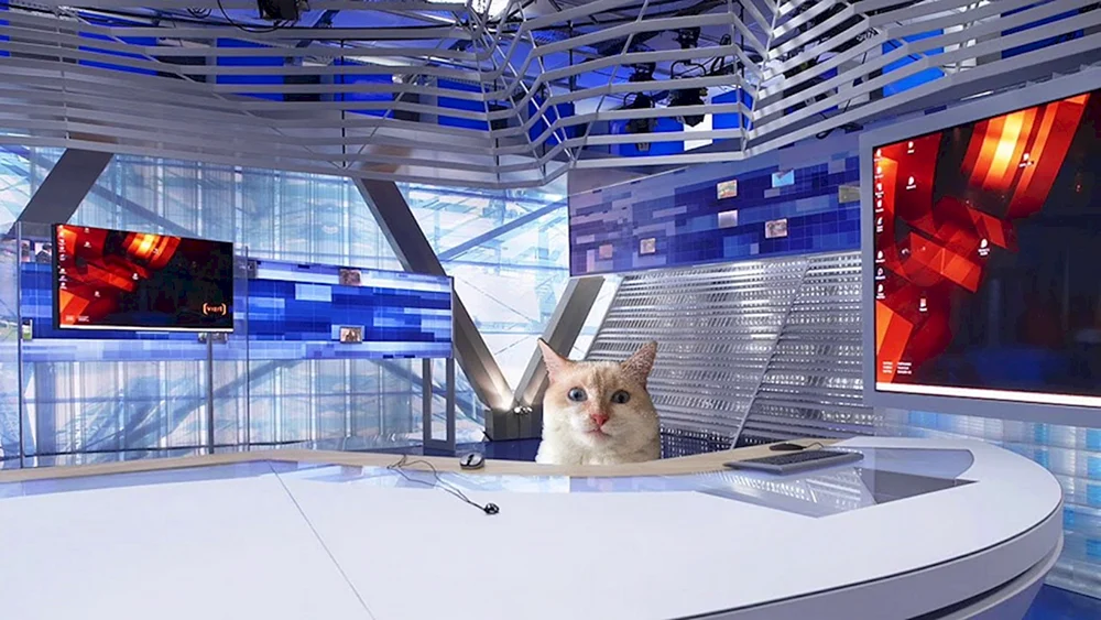 Leeres Studio von Kanal 1