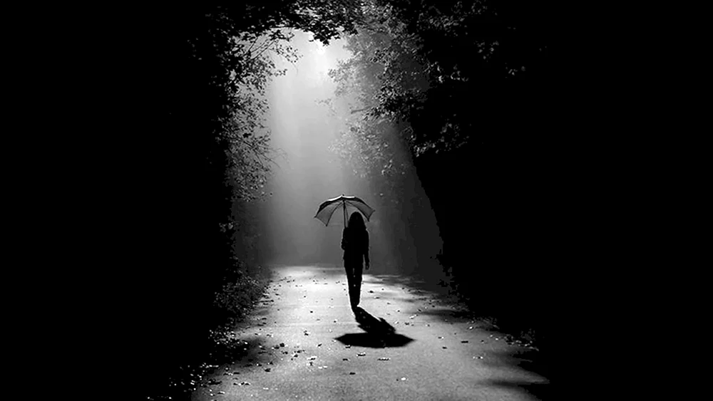 Depressiver Hintergrund